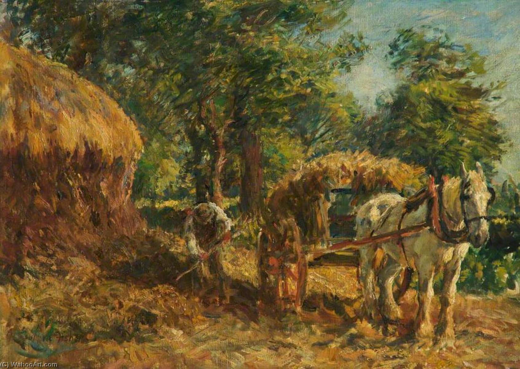 Wikioo.org - The Encyclopedia of Fine Arts - Painting, Artwork by William Mark Fisher - Farm Work