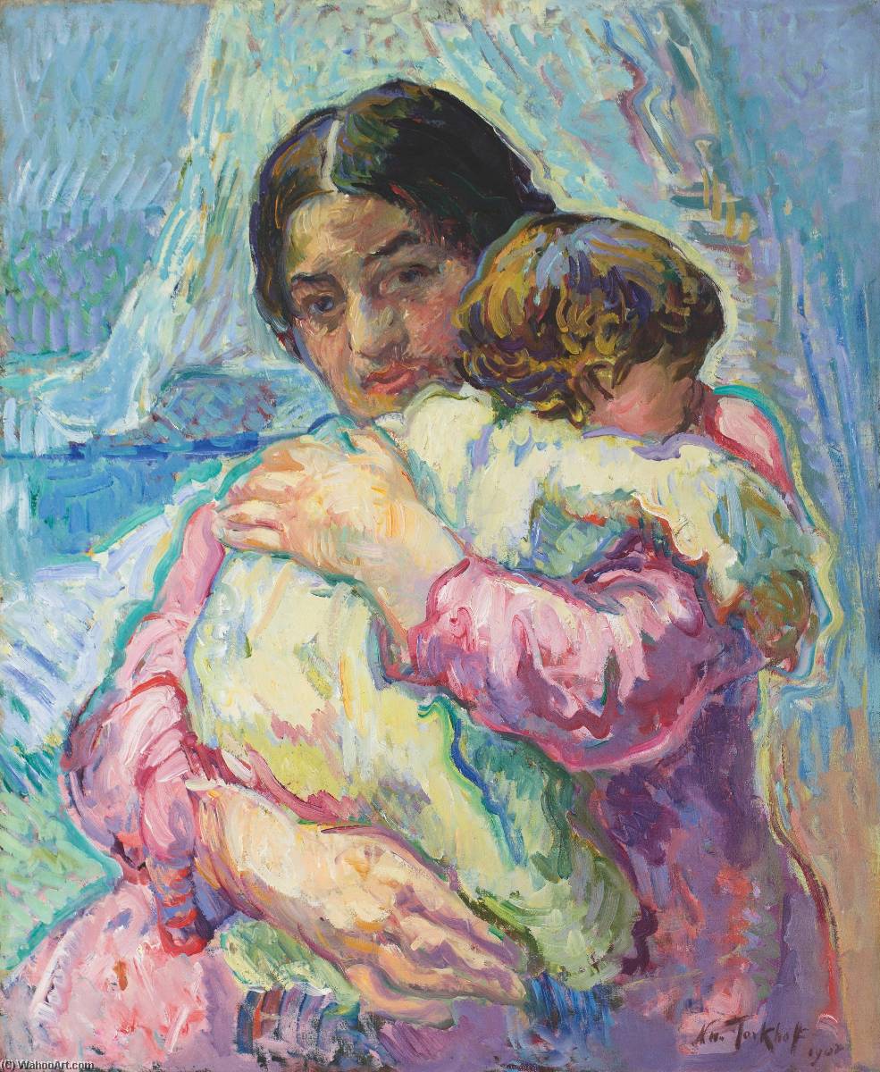 Wikioo.org – L'Encyclopédie des Beaux Arts - Peinture, Oeuvre de Nikolai Alexandrovich Tarkhov - Maternité