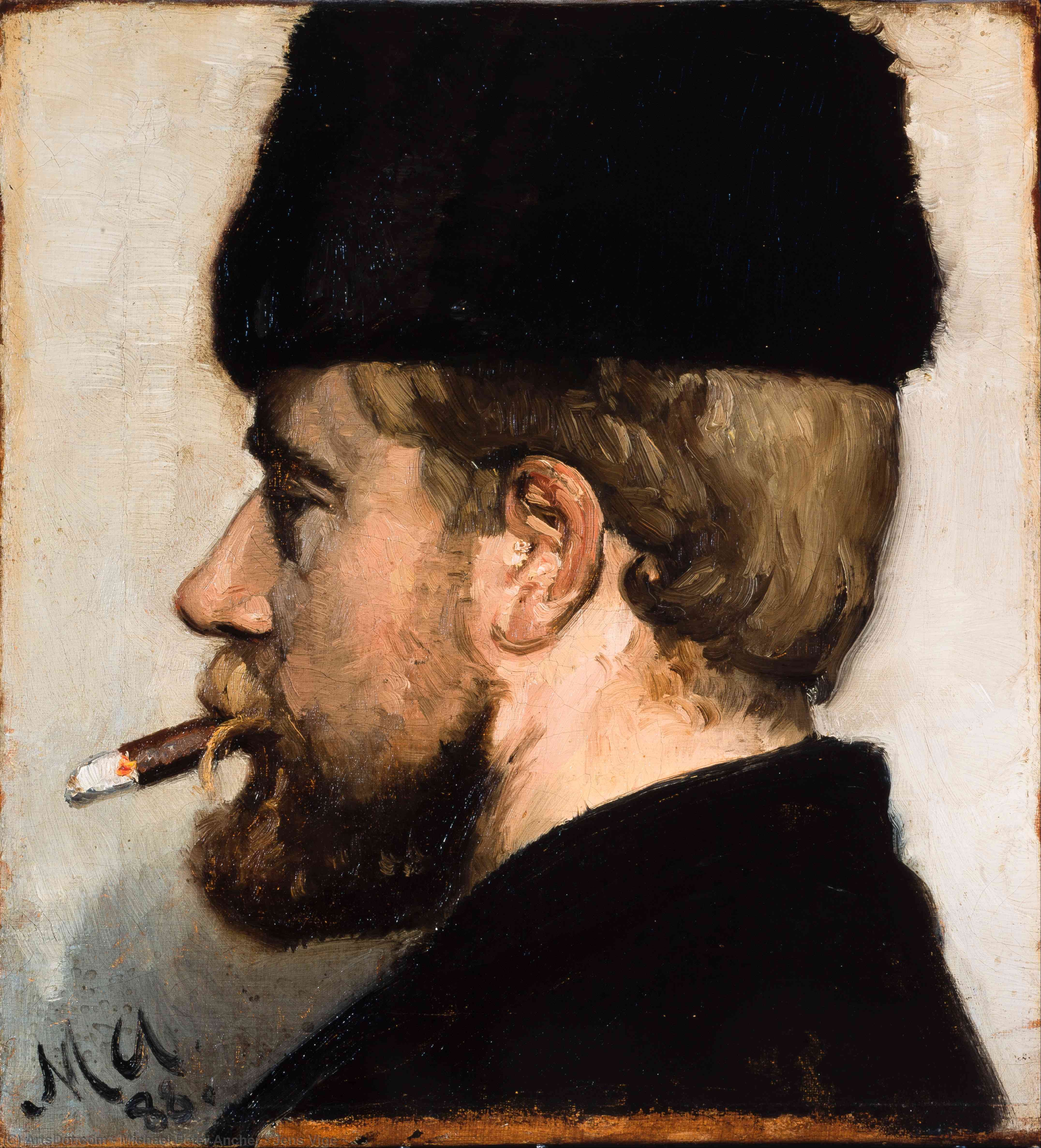 Wikioo.org – L'Encyclopédie des Beaux Arts - Peinture, Oeuvre de Michael Peter Ancher - jens vige