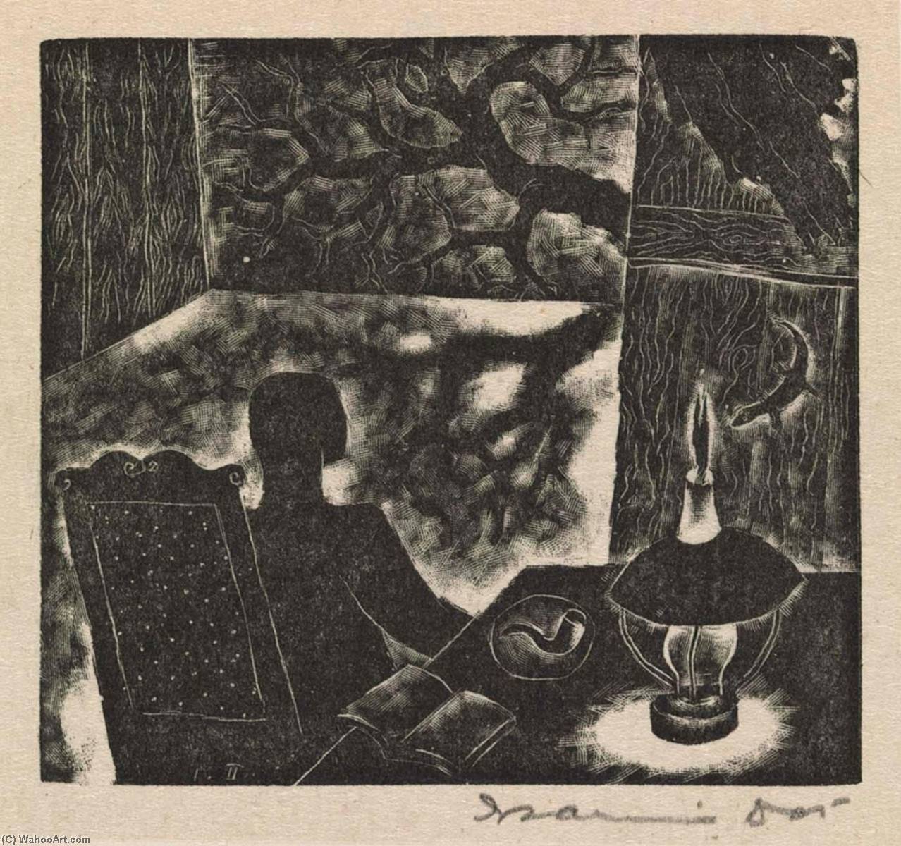 WikiOO.org - Енциклопедия за изящни изкуства - Живопис, Произведения на изкуството Isami Doi - (The Wayward Muse, portfolio) From the Book of Verse by the Smoking Lamp, I Turn to Watch the Phantom Shadows