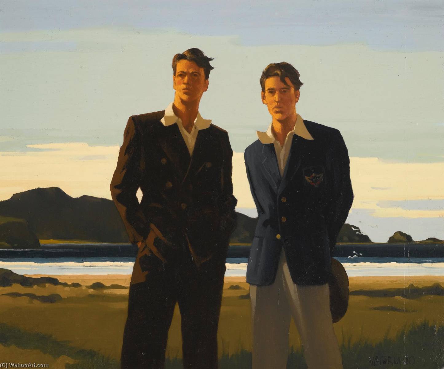 Wikioo.org - The Encyclopedia of Fine Arts - Painting, Artwork by Jack Vettriano - On the Border