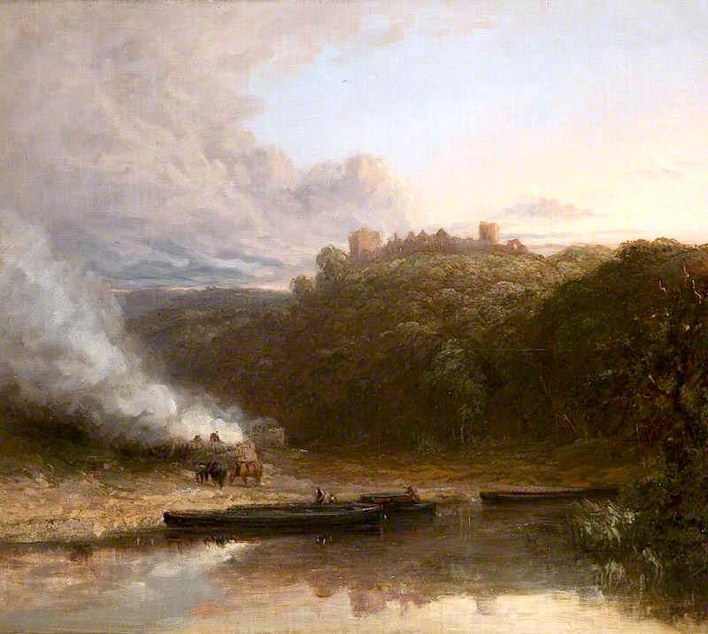Wikioo.org - The Encyclopedia of Fine Arts - Painting, Artwork by David Cox The Elder - Dudley Castle