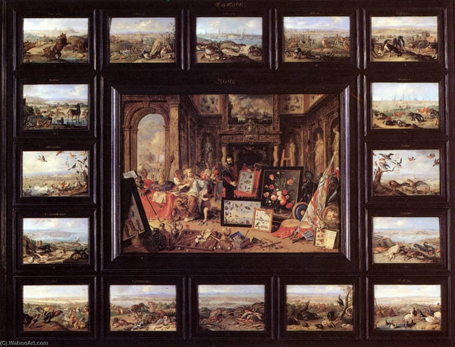 Wikioo.org - The Encyclopedia of Fine Arts - Painting, Artwork by Jan Van Kessel The Elder - The Continent of Europe