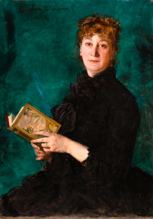 Wikioo.org - The Encyclopedia of Fine Arts - Painting, Artwork by Carolus-Duran (Charles-Auguste-Emile Durand) - Madame Pauline Marie Charlotte Carolus Duran