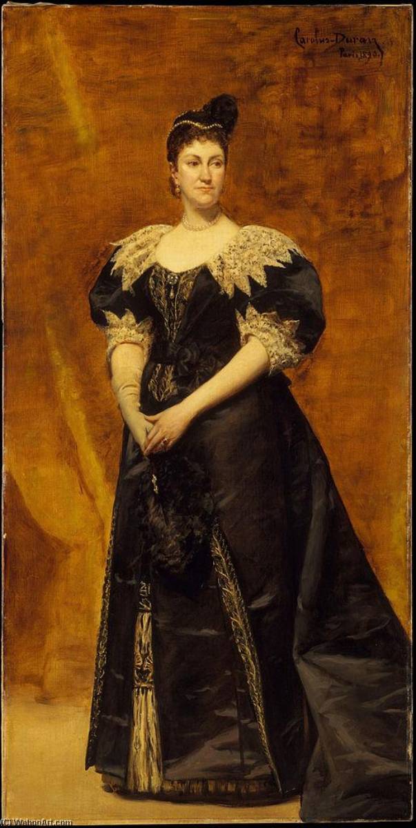 Wikioo.org - The Encyclopedia of Fine Arts - Painting, Artwork by Carolus-Duran (Charles-Auguste-Emile Durand) - Mrs. William Astor