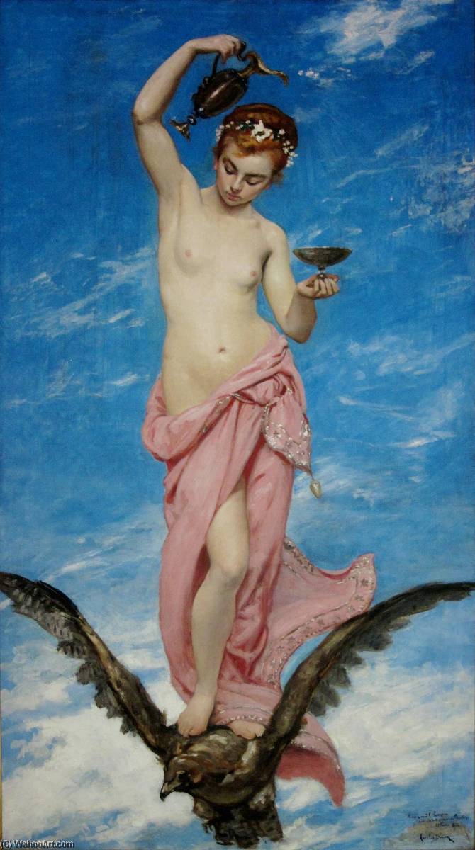 Wikioo.org – La Enciclopedia de las Bellas Artes - Pintura, Obras de arte de Carolus-Duran (Charles-Auguste-Emile Durand) - Hebe