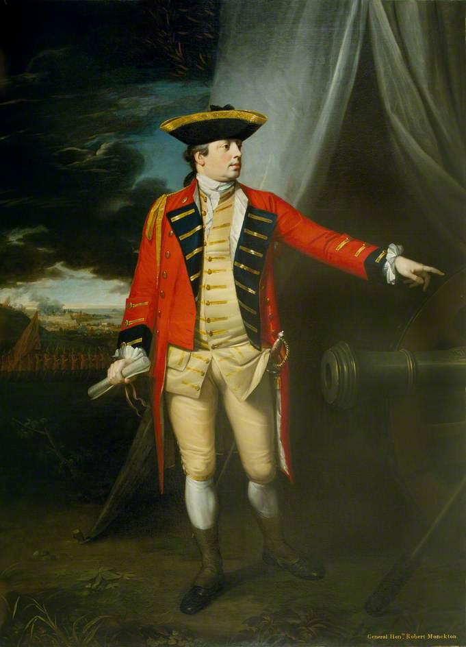 Wikioo.org - The Encyclopedia of Fine Arts - Painting, Artwork by Benjamin West - Lieutenant General The Honourable Robert Monckton (1726 1782), 1762