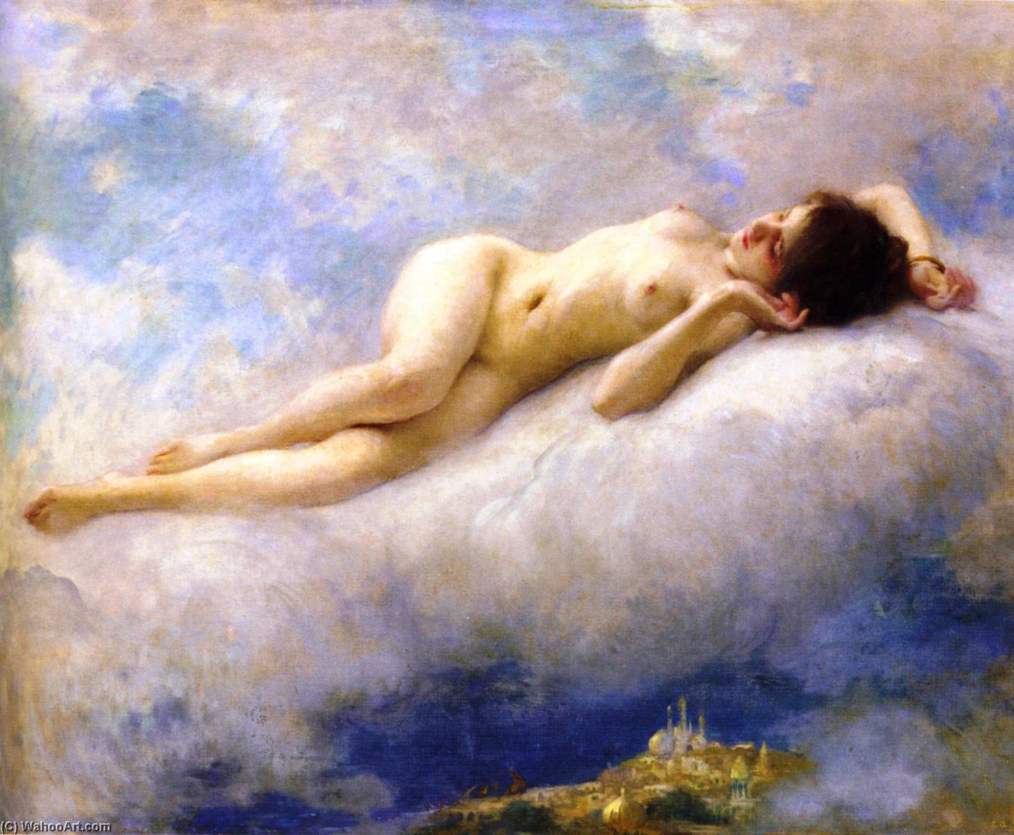 Wikioo.org - The Encyclopedia of Fine Arts - Painting, Artwork by Charles Amable Lenoir - Dream of the Orient