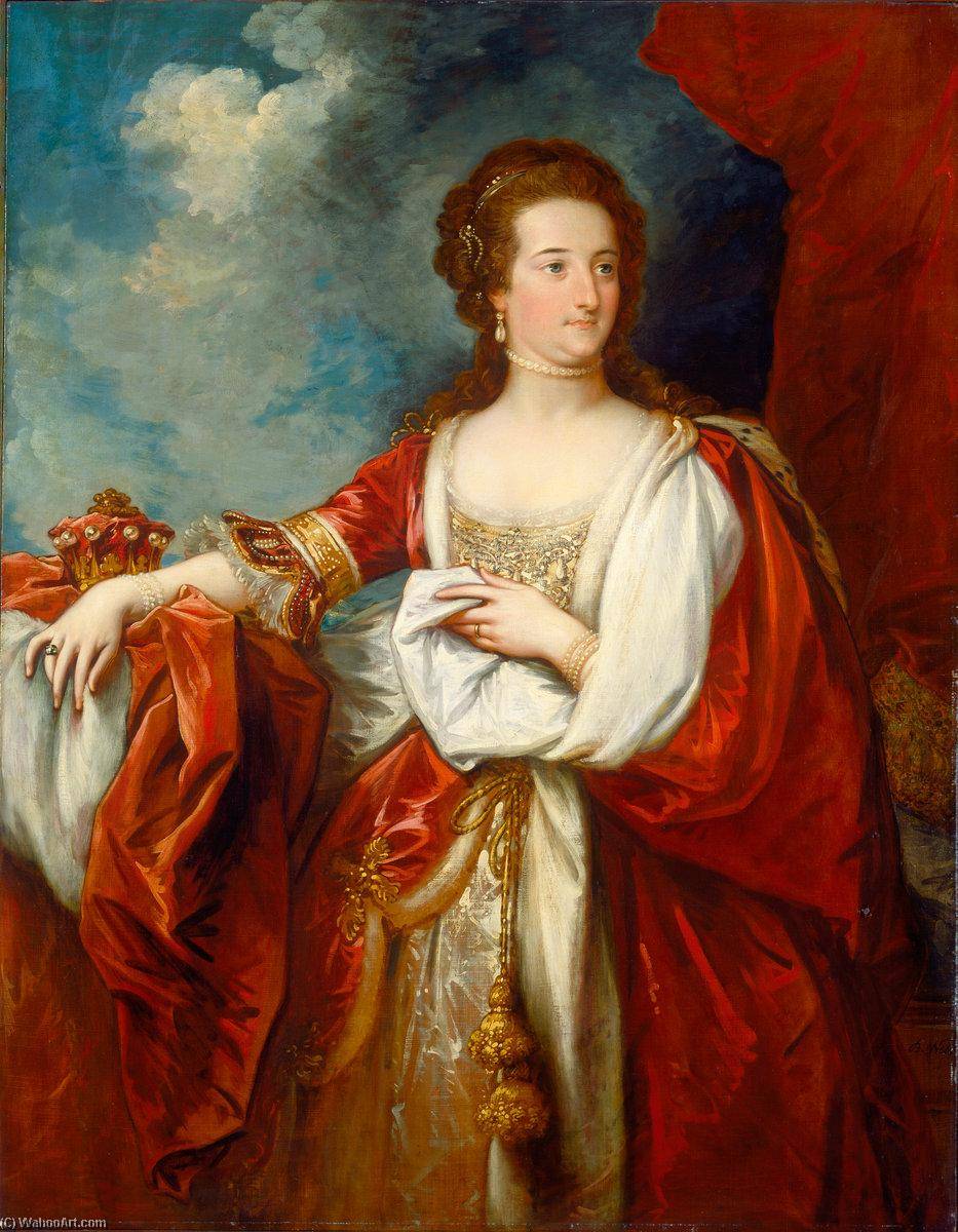 Wikioo.org – L'Enciclopedia delle Belle Arti - Pittura, Opere di Benjamin West - Elisabetta , contessa di effingham