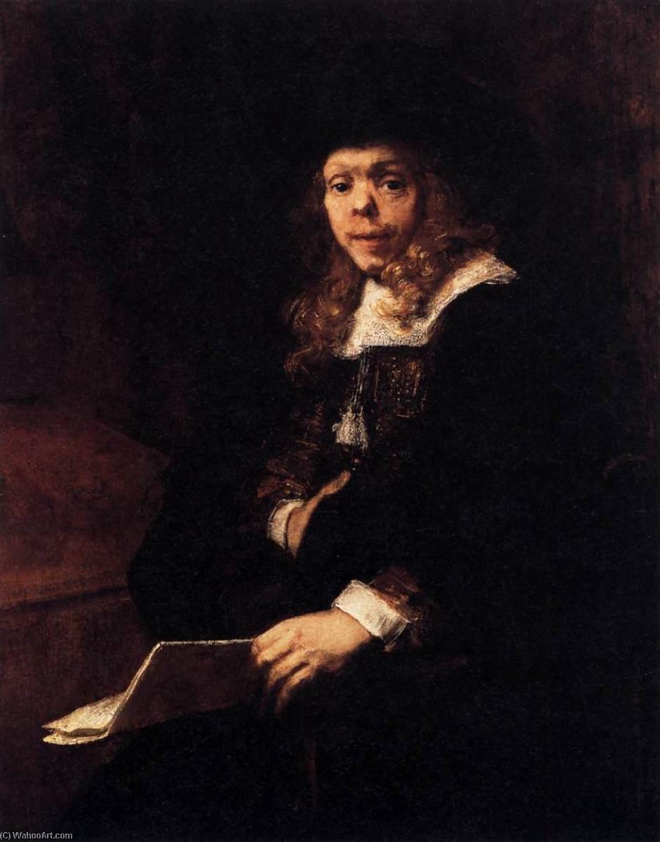 Wikioo.org - The Encyclopedia of Fine Arts - Painting, Artwork by Aert De Gelder - Portrait of Gérard de Lairesse