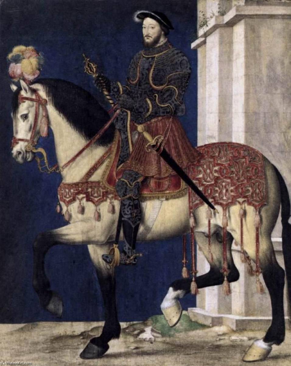 WikiOO.org - Güzel Sanatlar Ansiklopedisi - Resim, Resimler François Clouet - Francis I, King of France