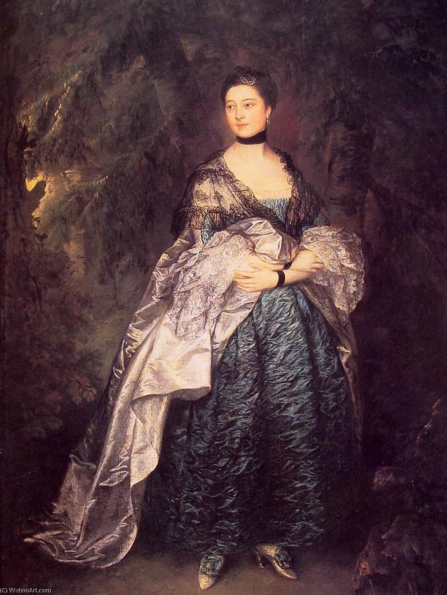 WikiOO.org - אנציקלופדיה לאמנויות יפות - ציור, יצירות אמנות Thomas Gainsborough - Lady Alston