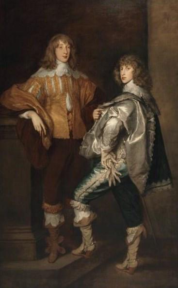 Wikioo.org - The Encyclopedia of Fine Arts - Painting, Artwork by Thomas Gainsborough - Lords John and Bernard Stuart (copy after Anthony Van Dyke)