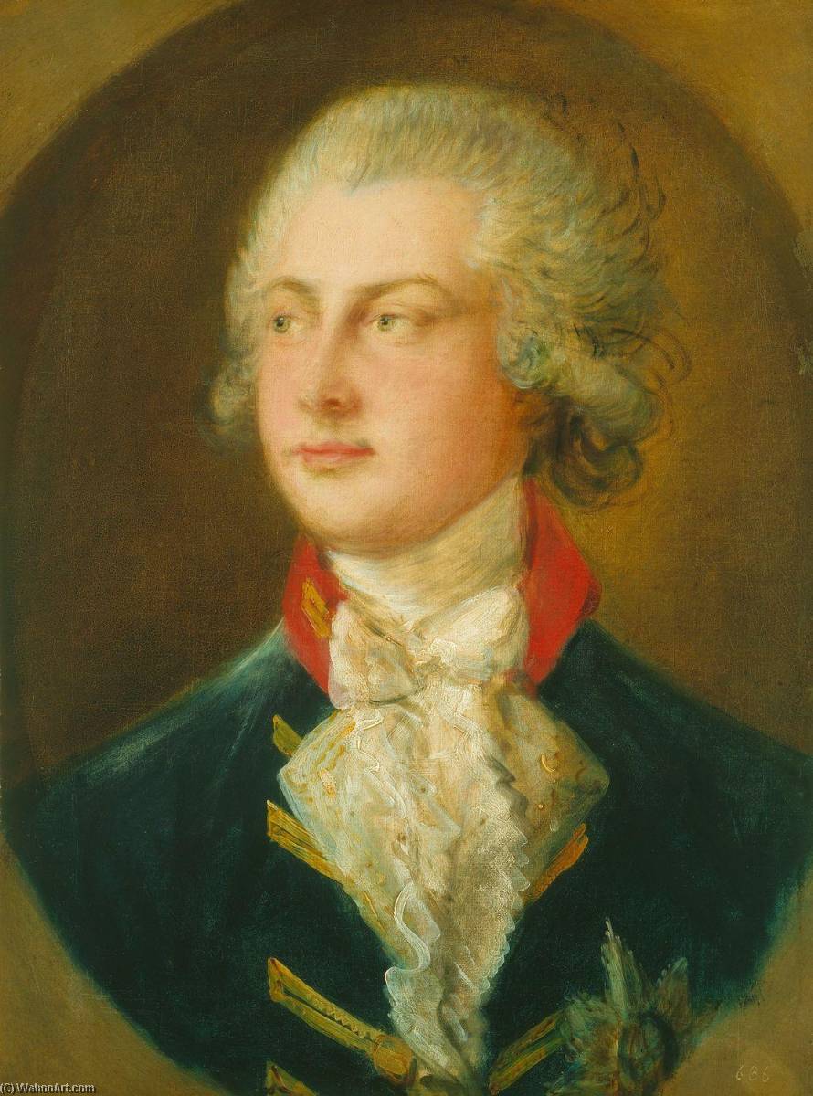 Wikioo.org - The Encyclopedia of Fine Arts - Painting, Artwork by Thomas Gainsborough - George IV, Prince of Wales