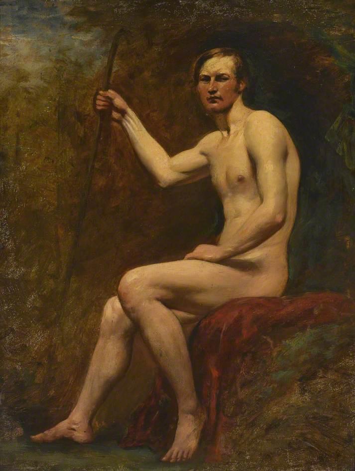WikiOO.org - Enciclopedia of Fine Arts - Pictura, lucrări de artă William Etty - Guardsman Higgins
