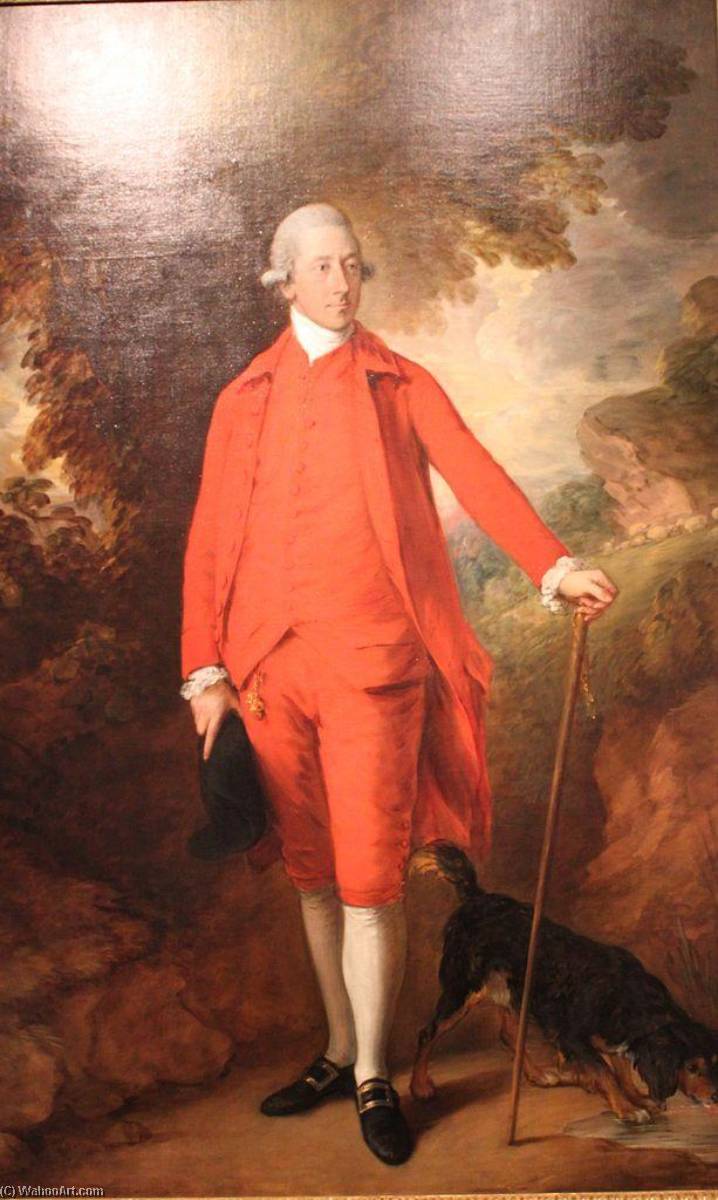 Wikioo.org - The Encyclopedia of Fine Arts - Painting, Artwork by Thomas Gainsborough - The Honorable Richard Savage Nassau de Zuylestein