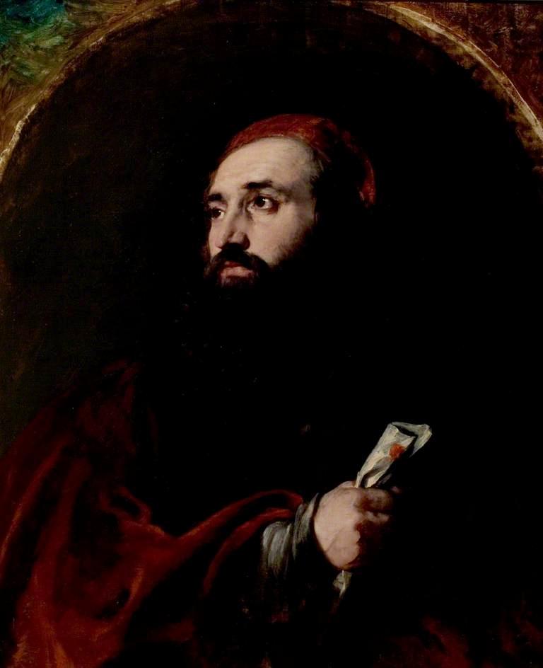 WikiOO.org - Enciclopedia of Fine Arts - Pictura, lucrări de artă William Etty - A Jew's Head