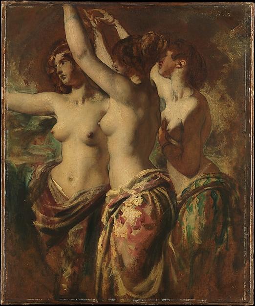 Wikioo.org - The Encyclopedia of Fine Arts - Painting, Artwork by William Etty - The Three Graces