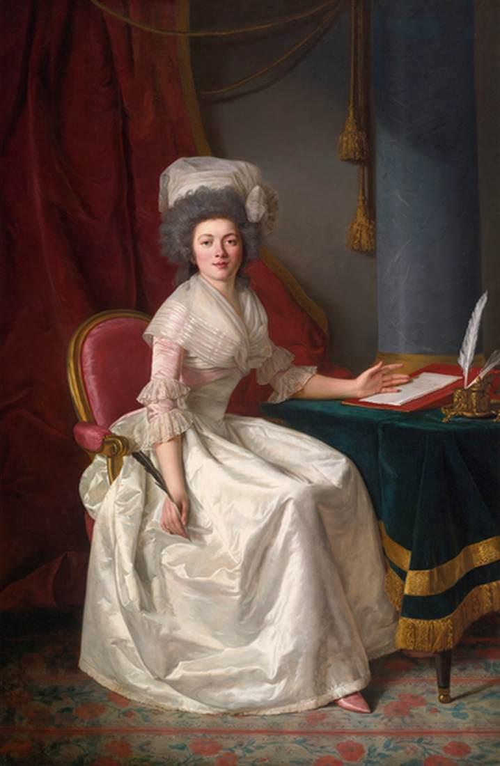 Wikioo.org - The Encyclopedia of Fine Arts - Painting, Artwork by Rose Adélaïde Ducreux - Portrait of a Lady