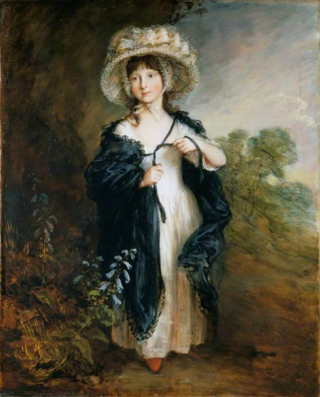 Wikioo.org - The Encyclopedia of Fine Arts - Painting, Artwork by Thomas Gainsborough - Miss Haverfield
