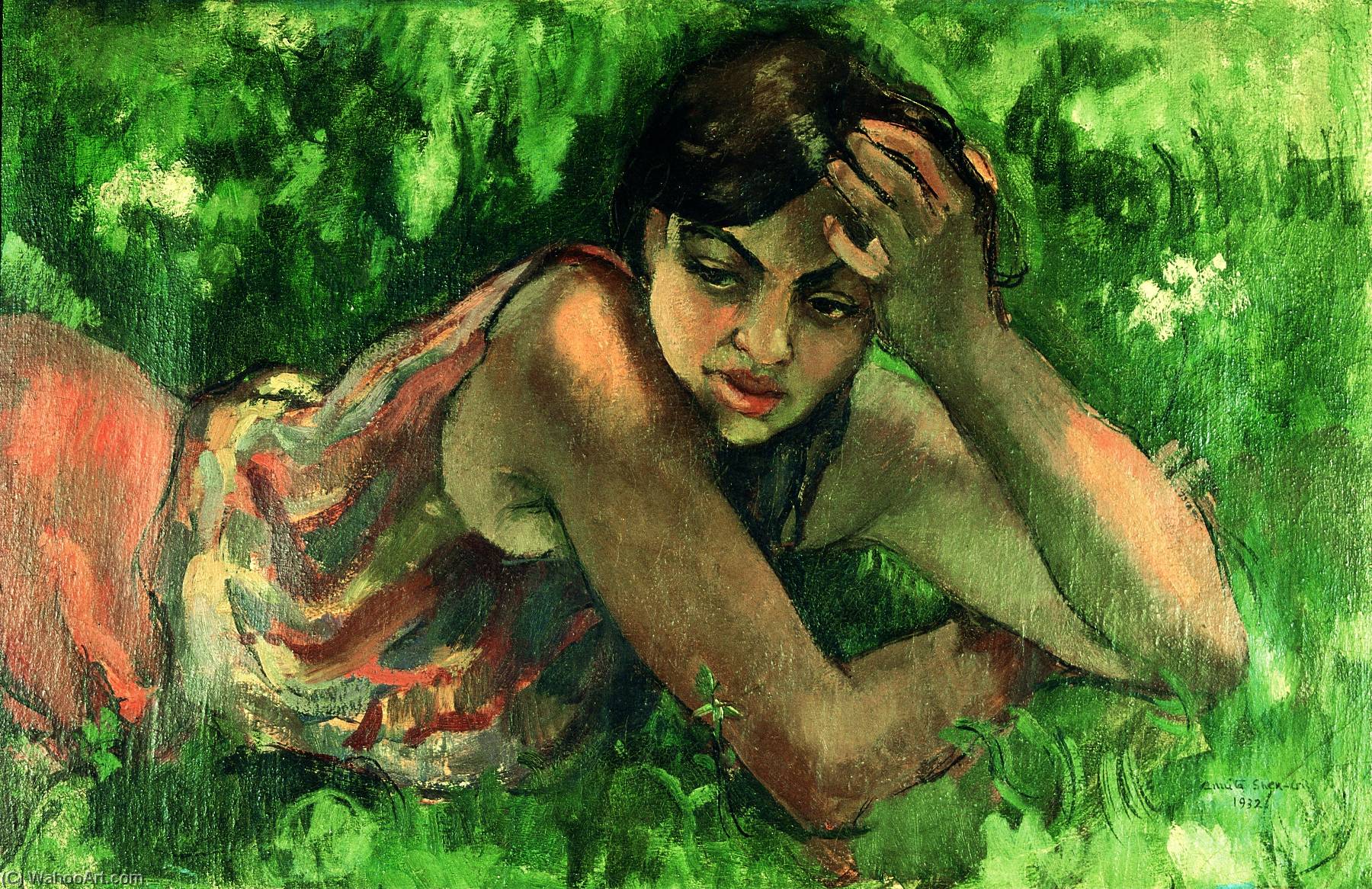 Wikioo.org - The Encyclopedia of Fine Arts - Painting, Artwork by Amrita Sher Gil - 