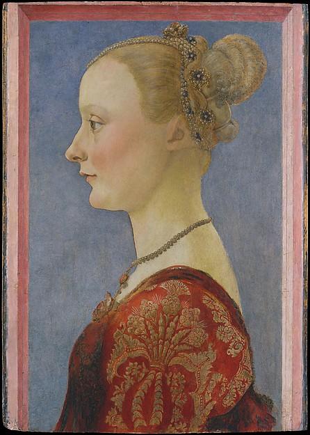 Wikioo.org – L'Enciclopedia delle Belle Arti - Pittura, Opere di Piero Pollaiuolo - Ritratto di donna