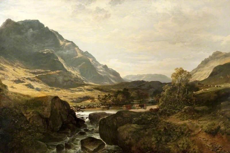 Wikioo.org - The Encyclopedia of Fine Arts - Painting, Artwork by Samuel Bough - In Glen Massan