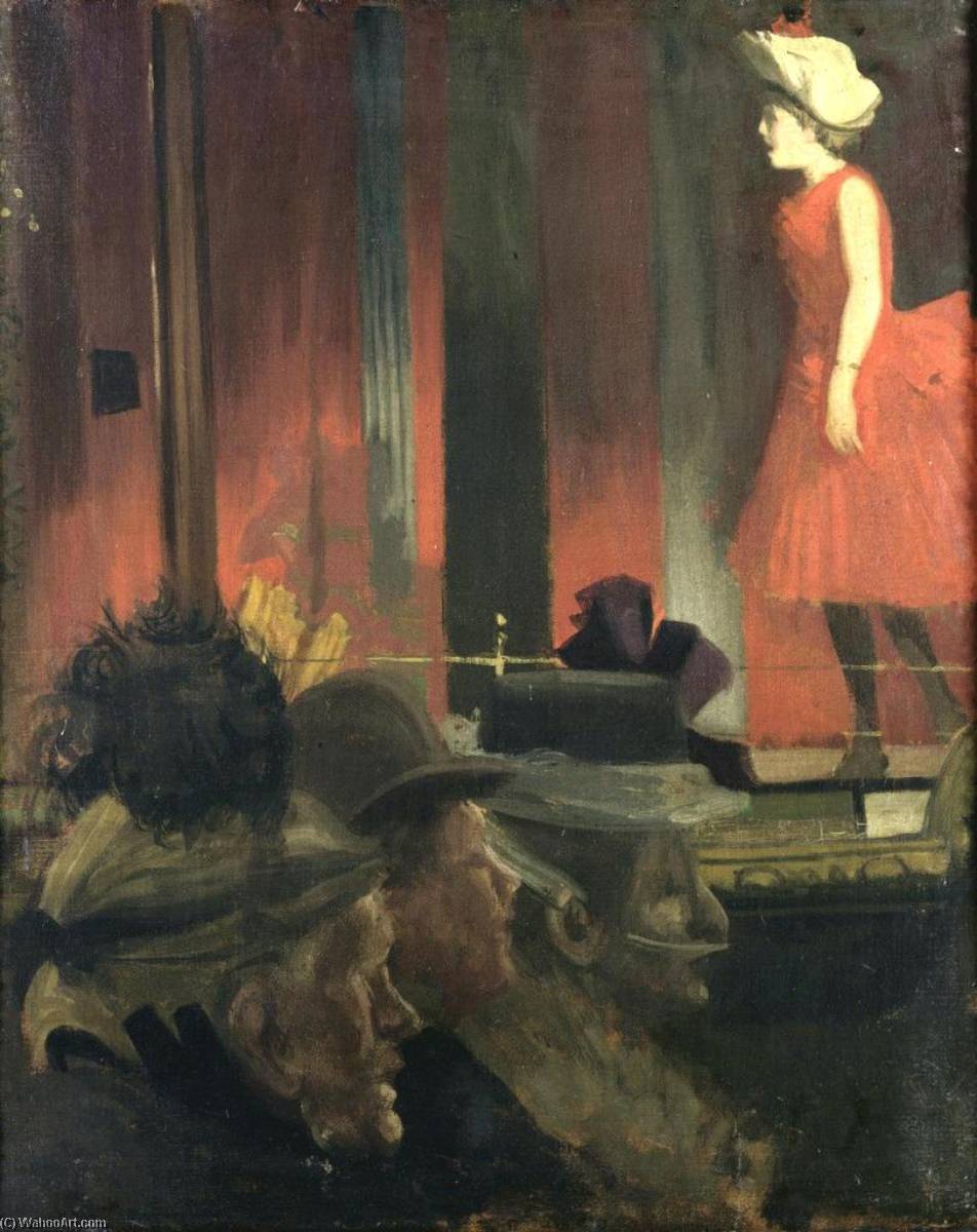 Wikioo.org - The Encyclopedia of Fine Arts - Painting, Artwork by Walter Richard Sickert - The Music Hall