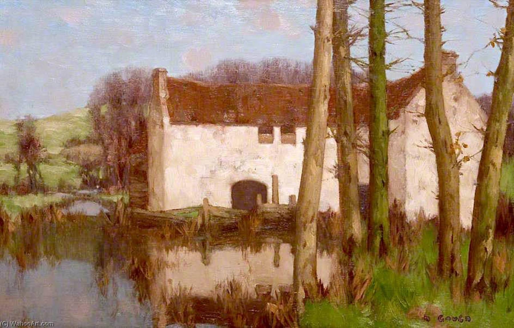 Wikioo.org - The Encyclopedia of Fine Arts - Painting, Artwork by David Gauld - The Mill