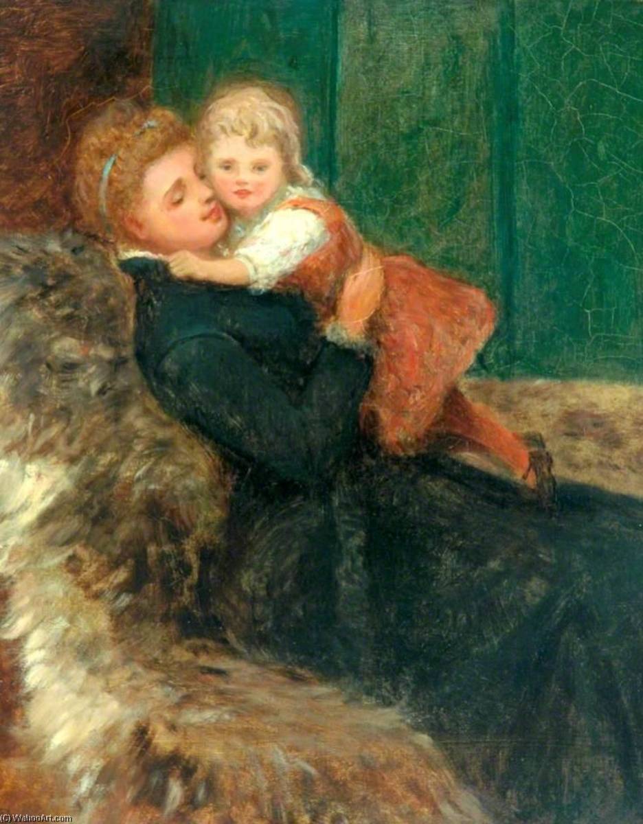 Wikioo.org - The Encyclopedia of Fine Arts - Painting, Artwork by Frederick Goodall - Maternal Affection