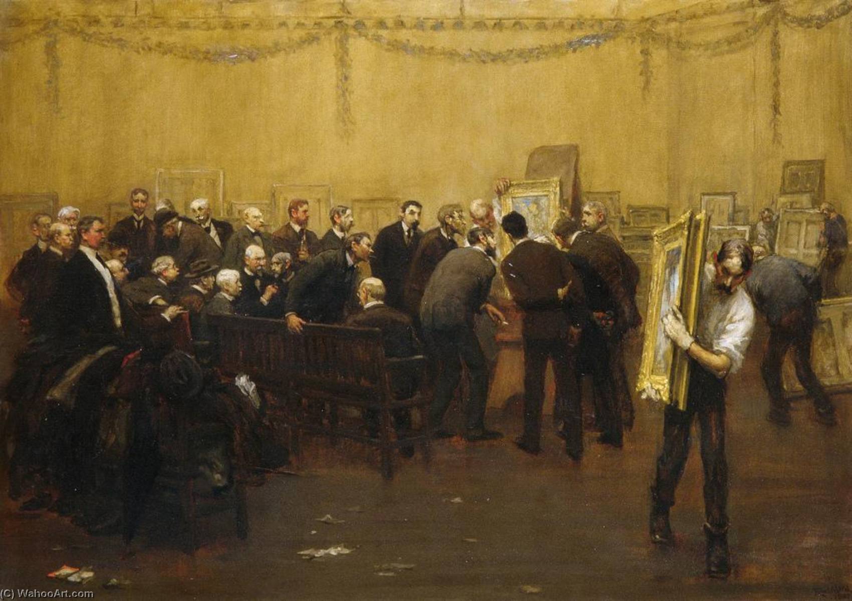 Wikioo.org - The Encyclopedia of Fine Arts - Painting, Artwork by Francis Luis Mora - The National Academy Jury of 1907