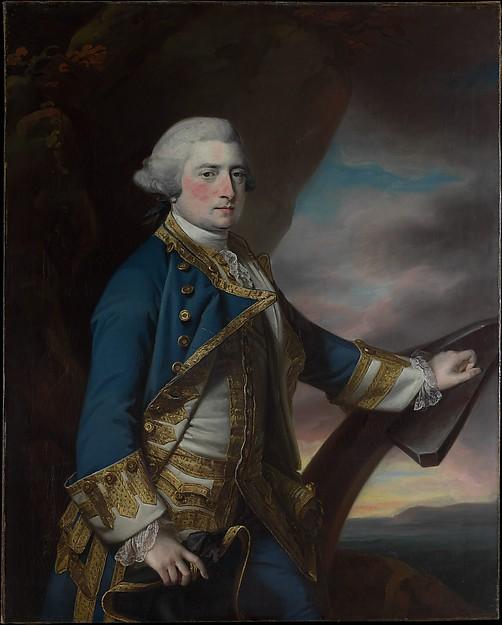 WikiOO.org – 美術百科全書 - 繪畫，作品 Francis Cotes - 海军上将 掠夺 波莱 ( 1719 20 1794 ) , 第六 公爵 博尔顿