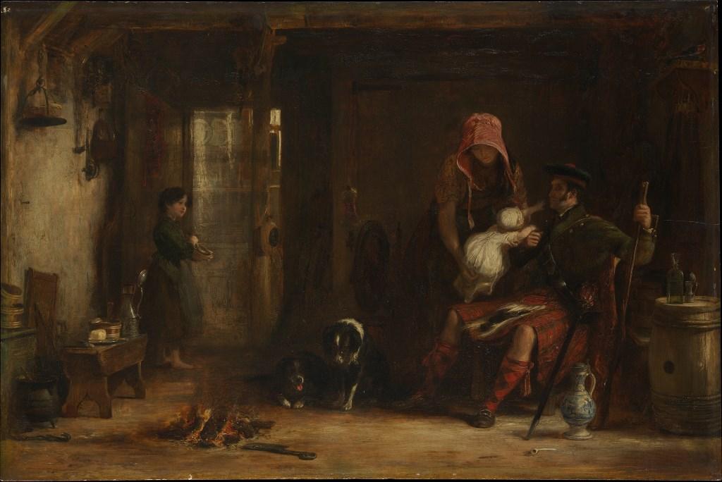 Wikioo.org - The Encyclopedia of Fine Arts - Painting, Artwork by David Wilkie Wynfield - The Highland Family