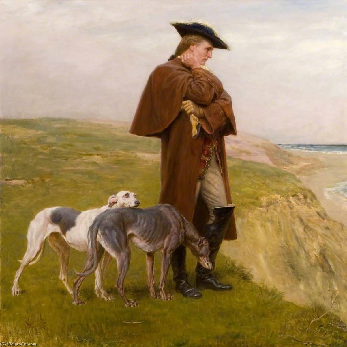 Wikioo.org - The Encyclopedia of Fine Arts - Painting, Artwork by Briton Rivière - An Exile of the '45