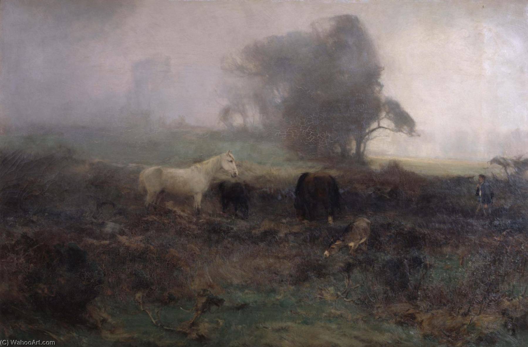 Wikioo.org - The Encyclopedia of Fine Arts - Painting, Artwork by David Farquharson - In a Fog