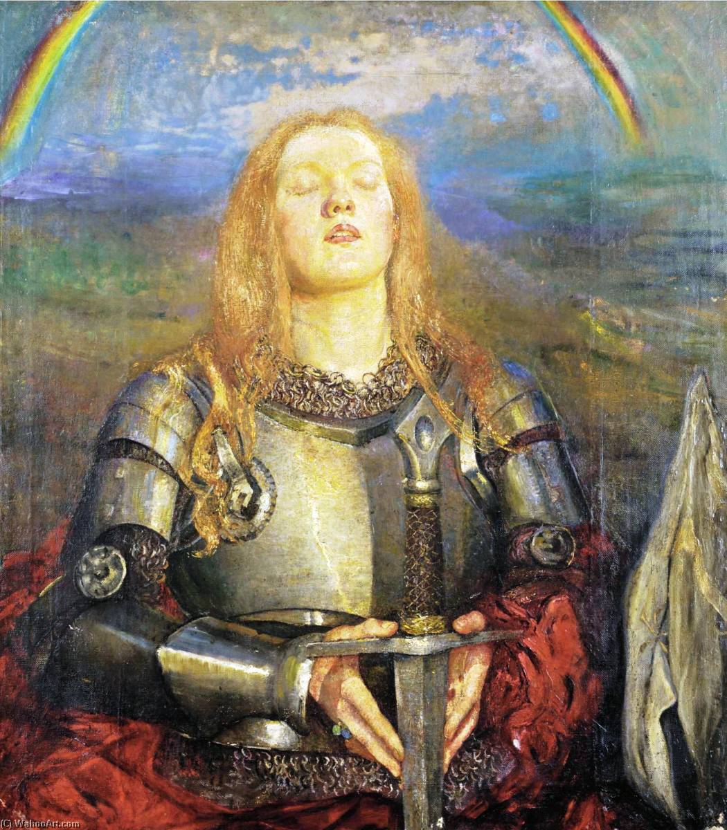 Wikioo.org - The Encyclopedia of Fine Arts - Painting, Artwork by Annie Louise Swynnerton - Joan of Arc