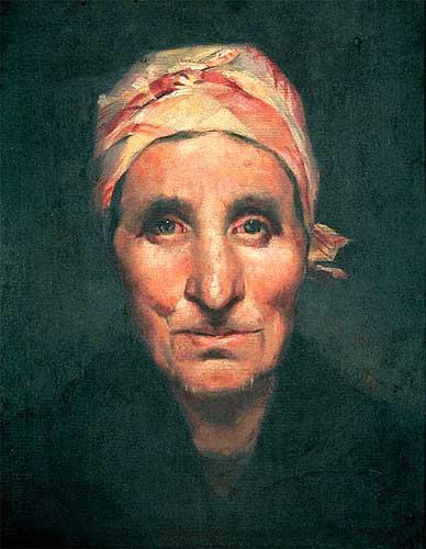 Wikioo.org - The Encyclopedia of Fine Arts - Painting, Artwork by José Júlio De Souza Pinto - Head of an old woman