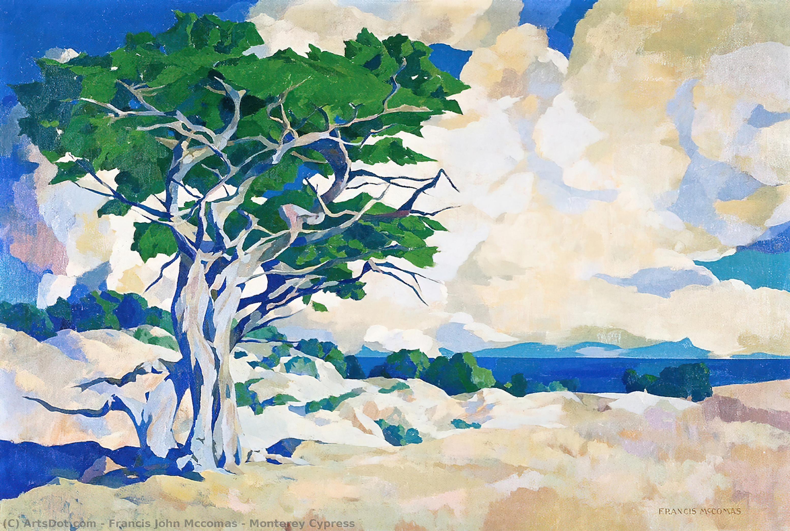 Wikioo.org - The Encyclopedia of Fine Arts - Painting, Artwork by Francis John Mccomas - Monterey Cypress