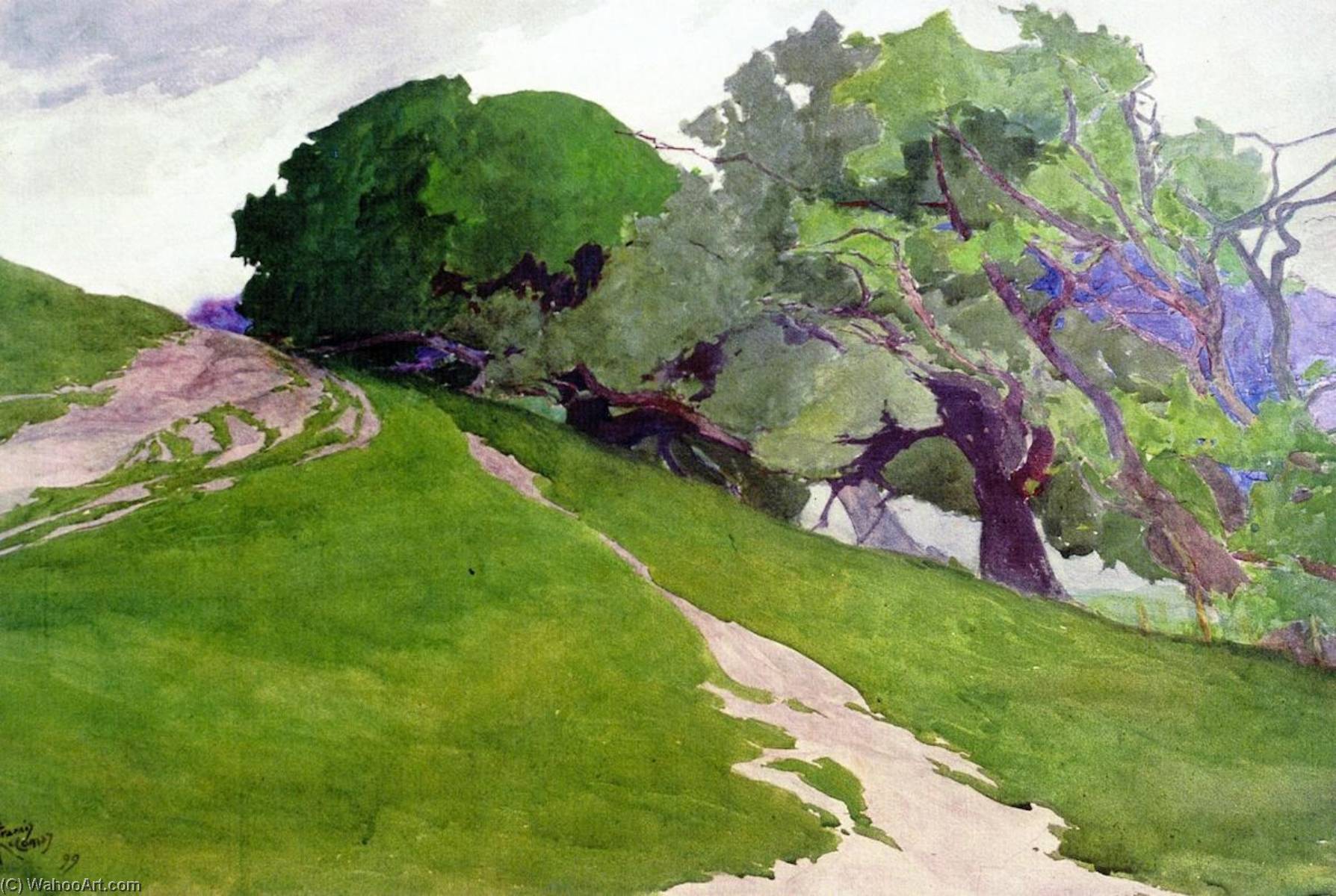 Wikioo.org - The Encyclopedia of Fine Arts - Painting, Artwork by Francis John Mccomas - Monterey Landscape