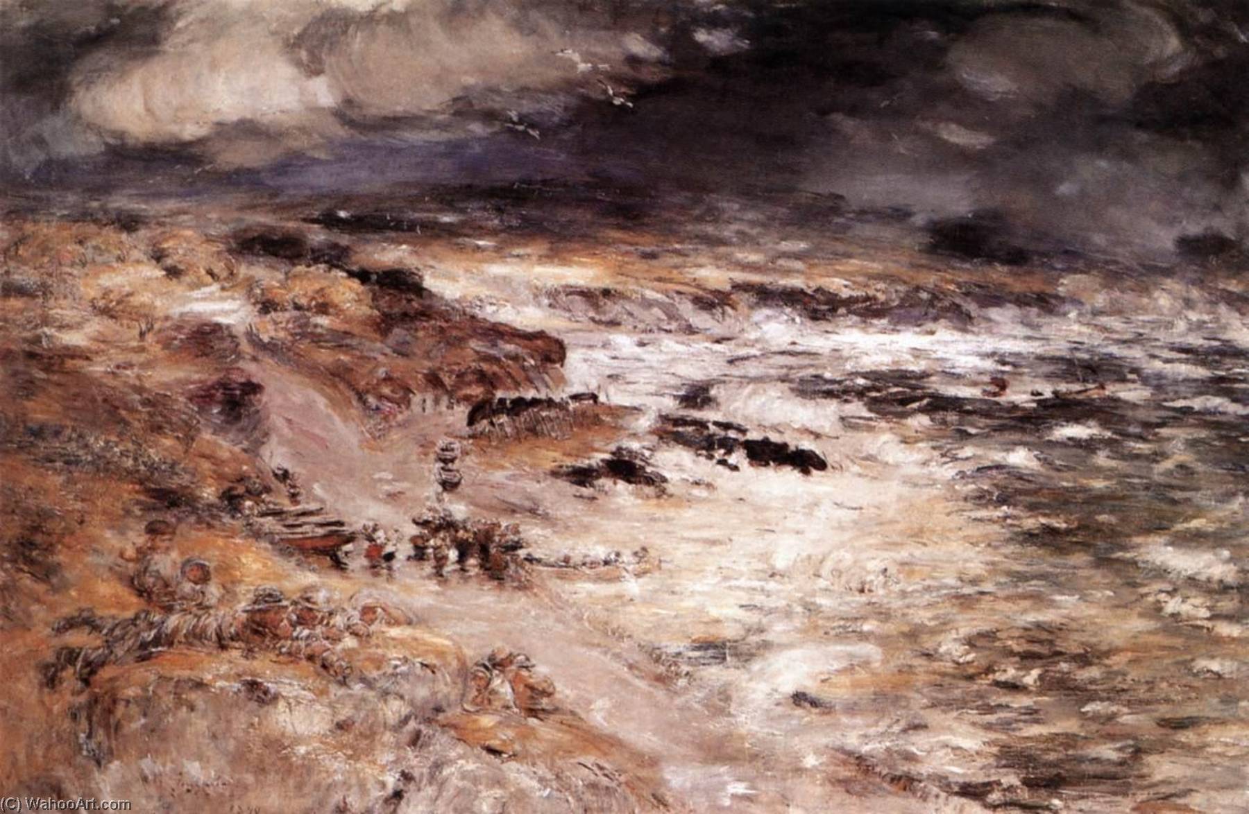 Wikioo.org - The Encyclopedia of Fine Arts - Painting, Artwork by William Mactaggart - The Storm