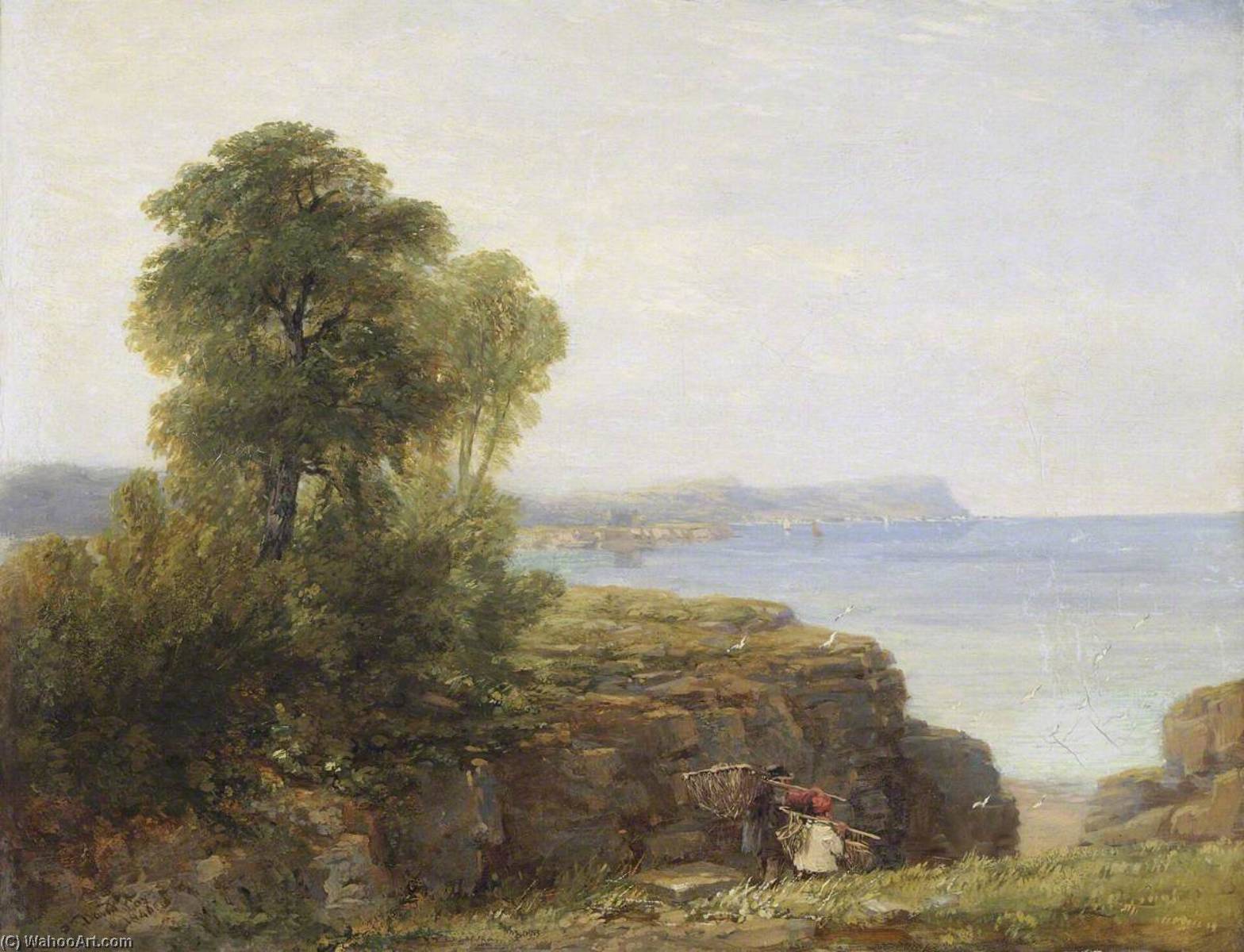 Wikioo.org - The Encyclopedia of Fine Arts - Painting, Artwork by David Cox The Elder - Cardigan Bay