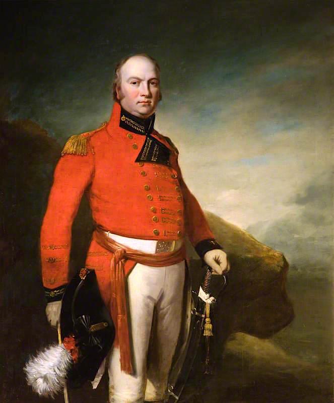 Wikioo.org - The Encyclopedia of Fine Arts - Painting, Artwork by John Westbrooke Chandler - General Alexander Leith Hay of Rannes and Leith Hay