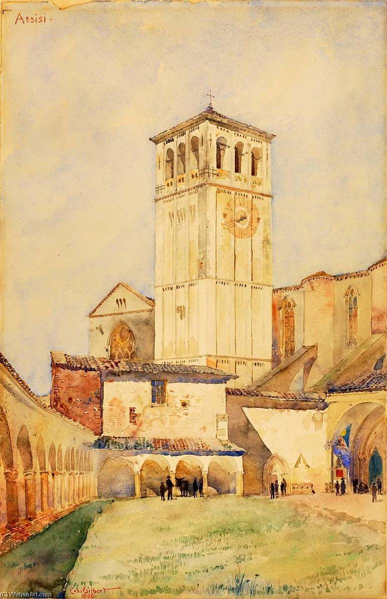 Wikioo.org - The Encyclopedia of Fine Arts - Painting, Artwork by Cass Gilbert - Church of St. Francis, Assisi