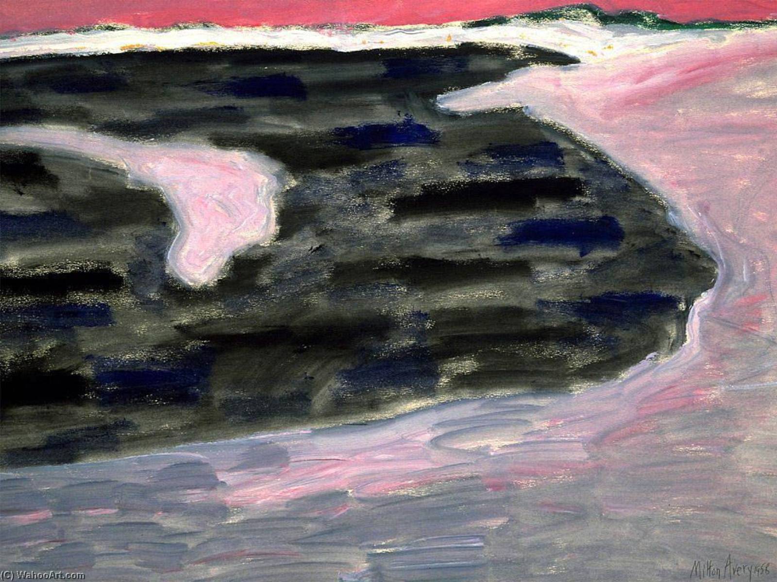 Wikioo.org - The Encyclopedia of Fine Arts - Painting, Artwork by Milton Avery - Dunes and Sea
