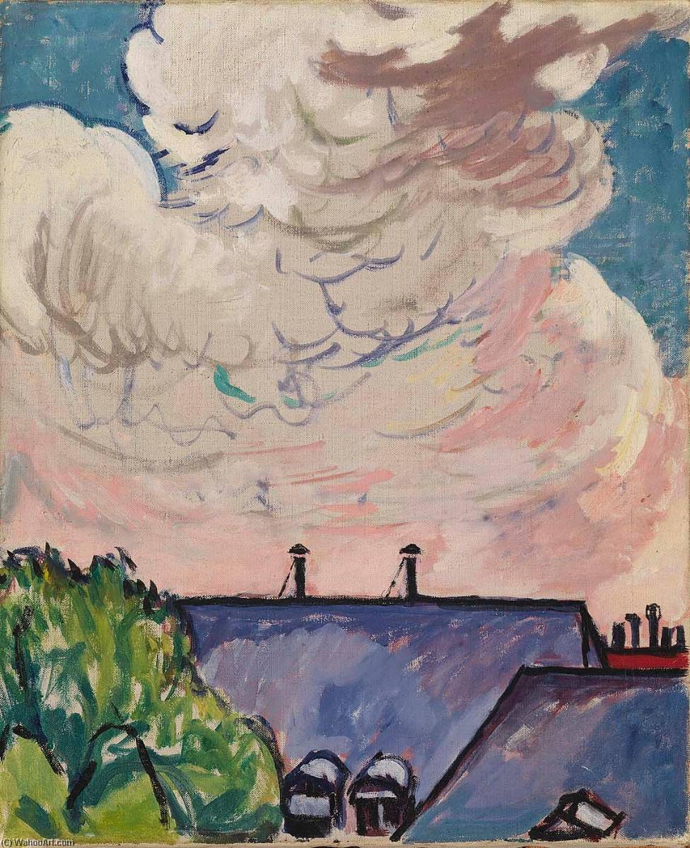 Wikioo.org - The Encyclopedia of Fine Arts - Painting, Artwork by Henry Lyman Saÿen - Clouds