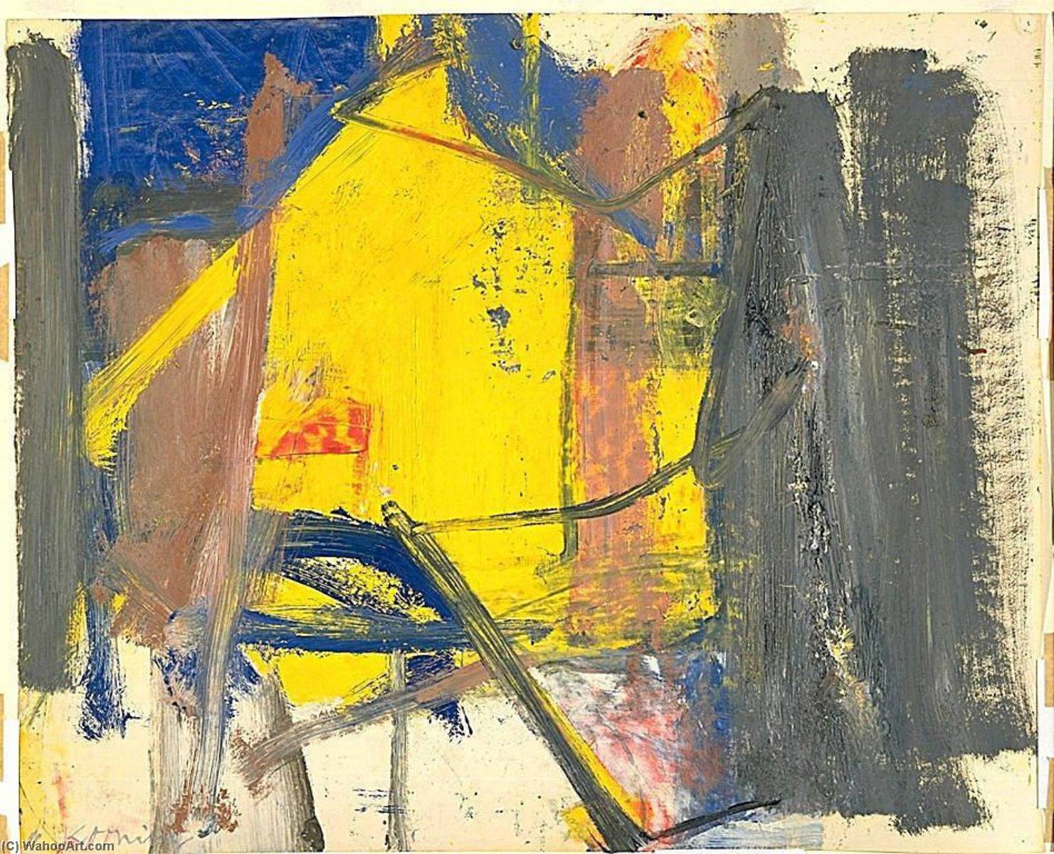Wikioo.org - The Encyclopedia of Fine Arts - Painting, Artwork by Willem De Kooning - Untitled