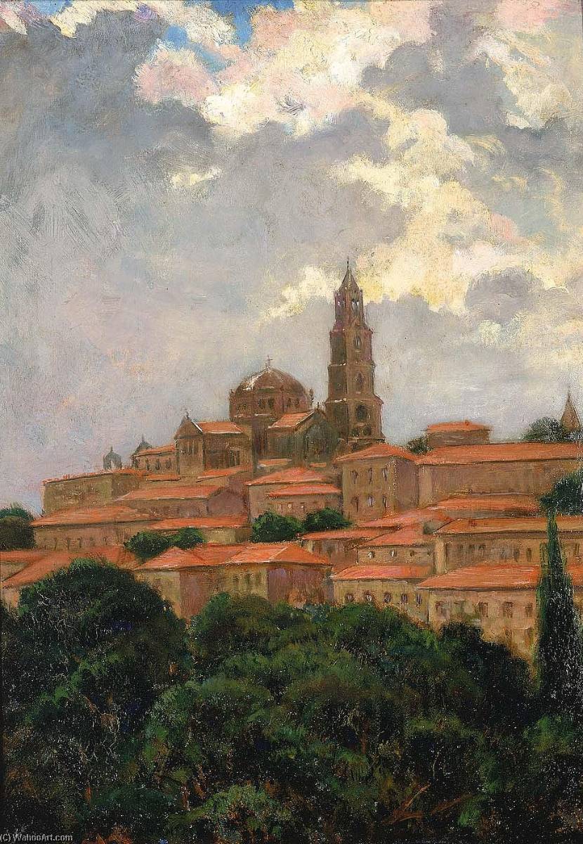 Wikioo.org – L'Enciclopedia delle Belle Arti - Pittura, Opere di James Carroll Beckwith - Cattedrale di Le Puy