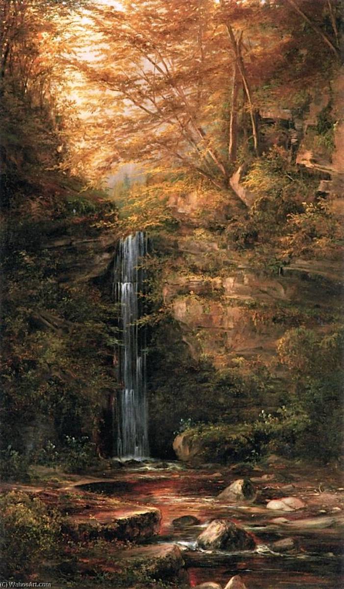 Wikioo.org - The Encyclopedia of Fine Arts - Painting, Artwork by Norton Bush - Madrone Falls of Milliken Creek