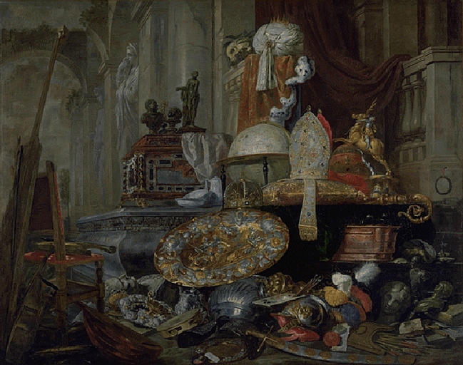 Wikioo.org - The Encyclopedia of Fine Arts - Painting, Artwork by Boel Pieter (Boule) - ALLEGORIE DES VANITES DU MONDE