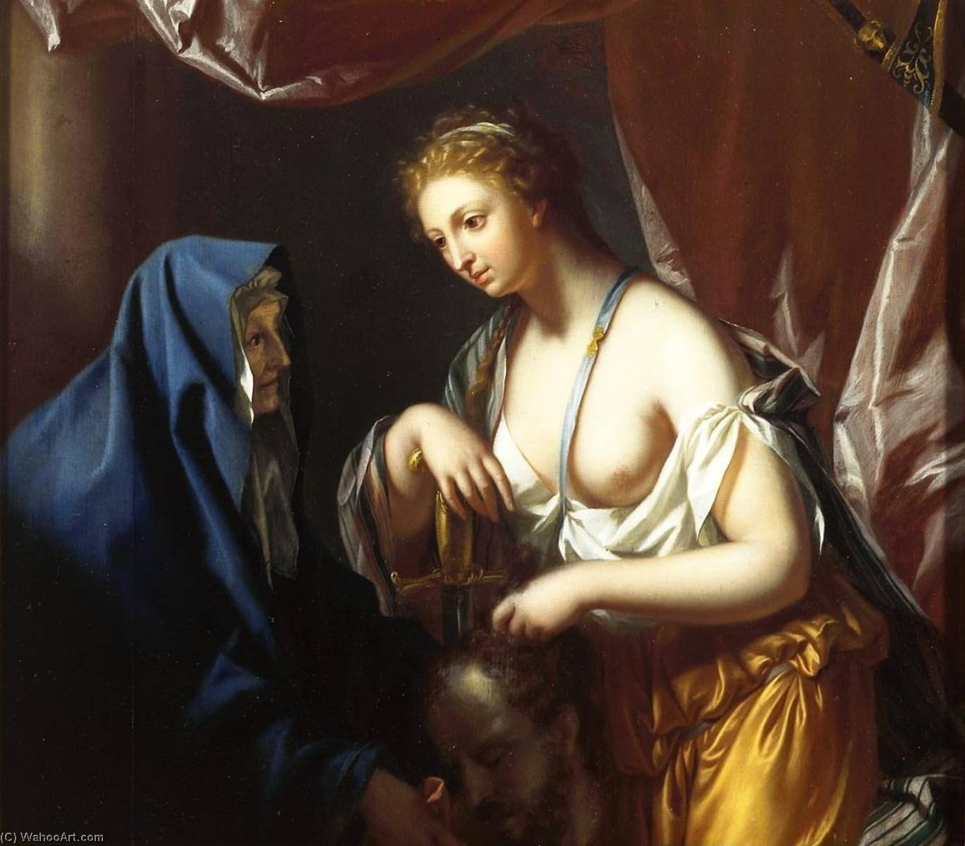 WikiOO.org - Енциклопедия за изящни изкуства - Живопис, Произведения на изкуството Philip Van Dijk - Judith with the head of Holofernes